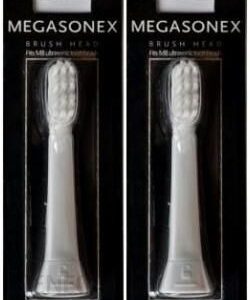 Megasonex Soft Brush Heads Miękkie końcówki do szczoteczki Megasonex 2 szt