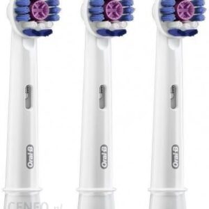 Oral B Braun Oral-B Końcówki Do Szczoteczki Elektrycznej 3D White 3szt. (06C77316F)