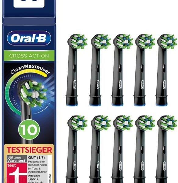 ORAL-B CROSSACTION BLACK EDITION 10 SZT