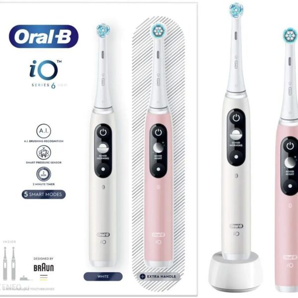 Oral-B iO Series 6 Duo White Pink Sand