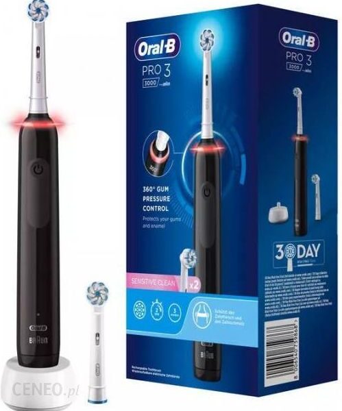 Oral-B Pro 3 3000 Sensitive Clean Black/White