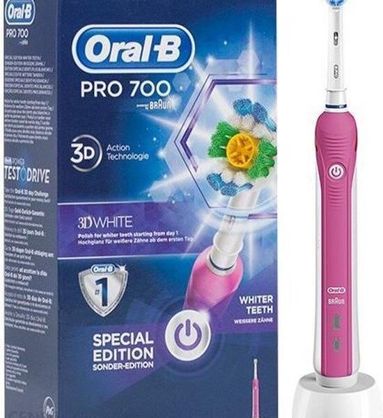 Oral-B Pro 700 Pink 3D White D16.513.U