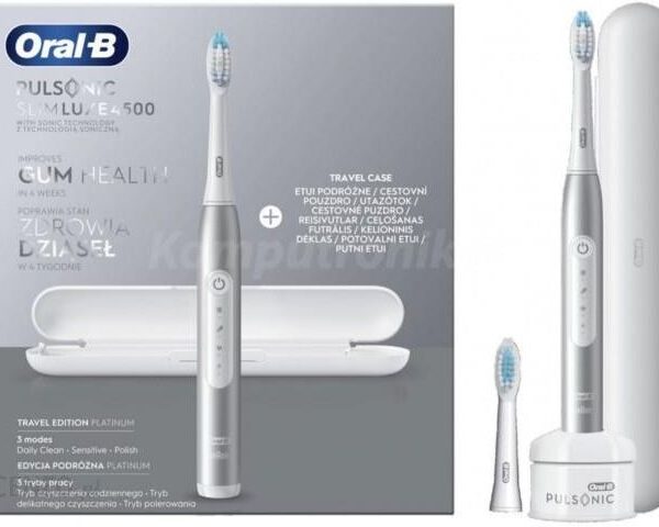 Oral-B Pulsonic SlimLux 4500 Plat